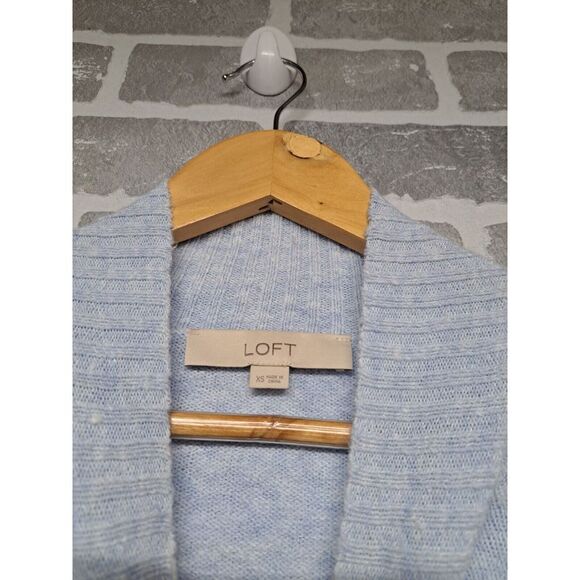 LOFT Sweater Women's XS Multi Color Confetti Knit Pullover Tunic Mock Neck XS - Picture 8 of 9